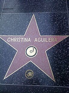 Xtina star walk of fame