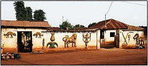 Abomey royal palace wall