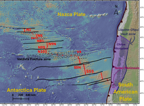 Chile ridge fz segments