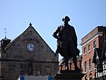 Clive of india statue in shrewsbury