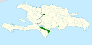 Coccyzus rufigularis map.svg