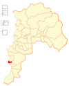 Map of the El Quisco commune in Valparaíso Region