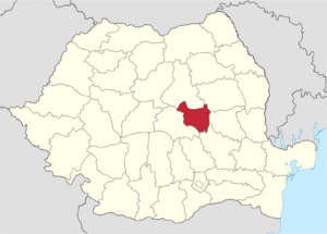 Covasna in Romania.svg