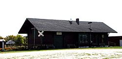 Historic Downing railroad depot