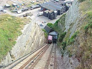 East Cliff Funicular Railway, Hastings