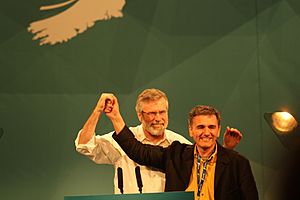 Euclid Tsakalotos Gerry Adams 2015