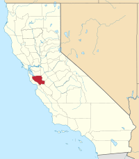 Location in the state of California