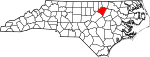 State map highlighting Franklin County