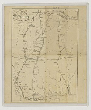 Military Map of Mississippi, Its Rivers, and Railroads by W.R. Robertson - DPLA - 564bb1788c5a09f1ee16c2613cc0a859 (page 1)