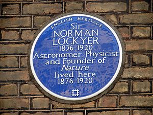 Plaque - Norman Lockyer