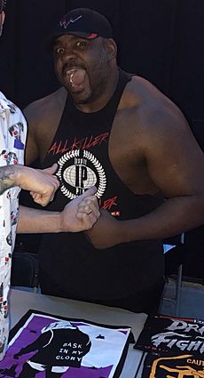 Pro Wrestler Keith Lee August 2017