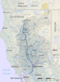 Sacramento River basin map