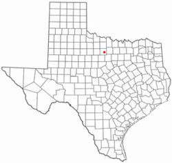 Location of Graham, Texas