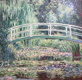 'White Water Lilies' by Claude Monet, 1899, Pushkin Museum.JPG