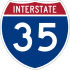 Interstate 35 marker