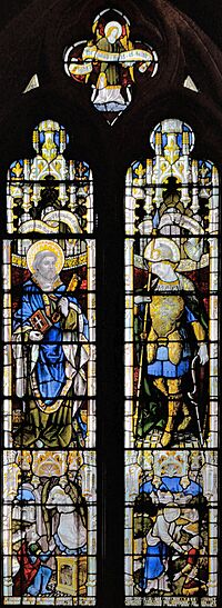 Kingston, All Saints church, central south aisle window.jpg