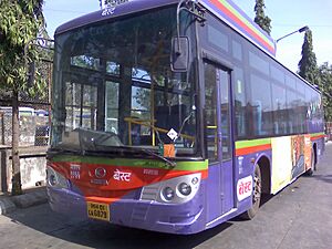 Mumbai-BEST-Kinglong-Bus