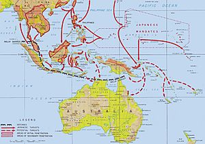 Pacific War Japanese Advances