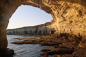 Sea caves Cape Greco 9