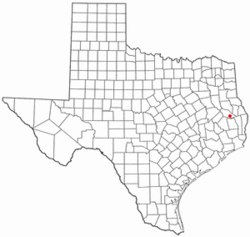 Location of Zavalla, Texas