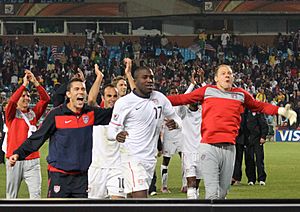 USA v Algeria Celebrations