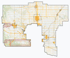 Cochrane is located in Rocky View County