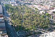 Alameda Central desde las alturas