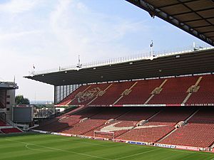 Arsenal Stadium interior North Bank