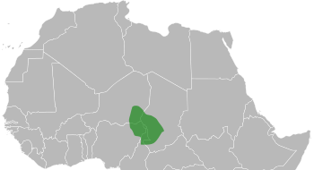 Bornu Empire extent c.1750