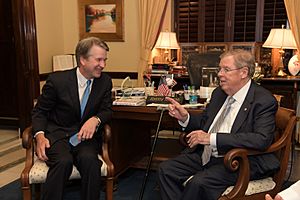 Brett Kavanaugh and Johnny Isakson