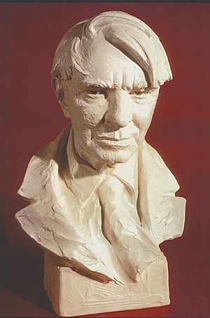 Carl Sandburg bust AvardFairbanks