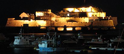 Castle Cornet Floodlit