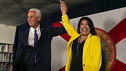 Charlie Crist with Karla Hernández-Mats, 2022