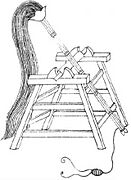 Four footed seven component trebuchet wjzy