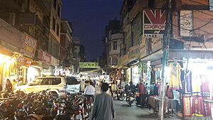 Street view of the bazaar