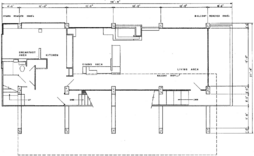 Lovell Beach House drawing