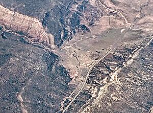 Aerial view of Oak Springs