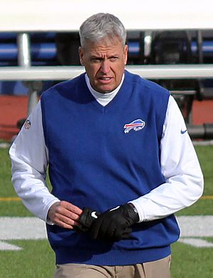 Rex Ryan with the Bills