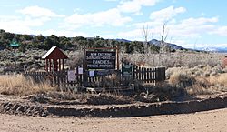 Signs at one of the entrances.