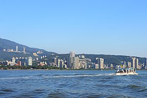 Skyline of Tamsui District in 2013