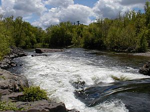 The Farmington River in Simsbury