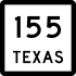 State Highway 155 marker