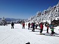 View of the top of the Great Northern run at Mount Killington