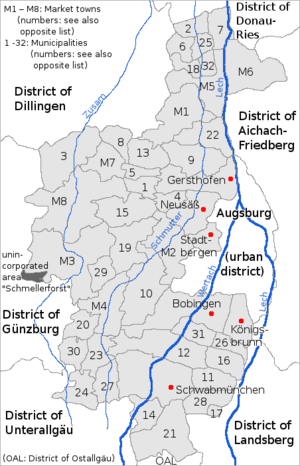 1 Landkreis Augsburg englisch