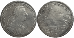 1 thaler Karl I 1765