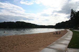 Baldwin Lake Beach Greenville Michigan