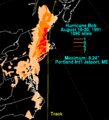 Bob 1991 rainfall