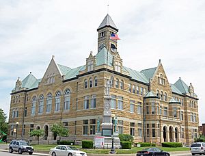 Coles County, IL, USA courthouse