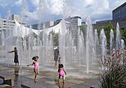 Crown Center Square Fountain Kansas City MO