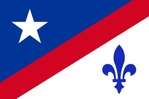 Drapeau Franco-Américain